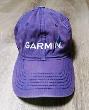 Vintage Garmin Tech Promo Cap - Faded Navy Blue - Distressed Dad Hat Gorpcore